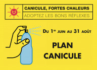 Plan Canicule 2022 – Inscription sur le registre en Mairie